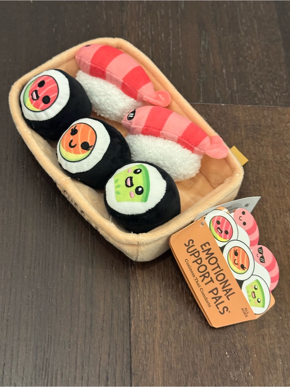 Emotional Support Pals Sushi Plush Toy Set - NWT